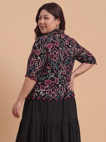 Image of Azira Women Rayon Solid Fit & Flared Dress with Printed Jacket | Perfect for Casual outings, Parties Rayon Fabric|