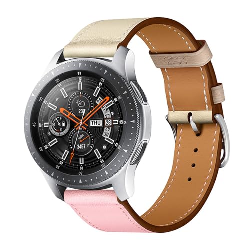Bracelet en cuir pour Huawei Watch 3 et GT 3 46mm élégant
