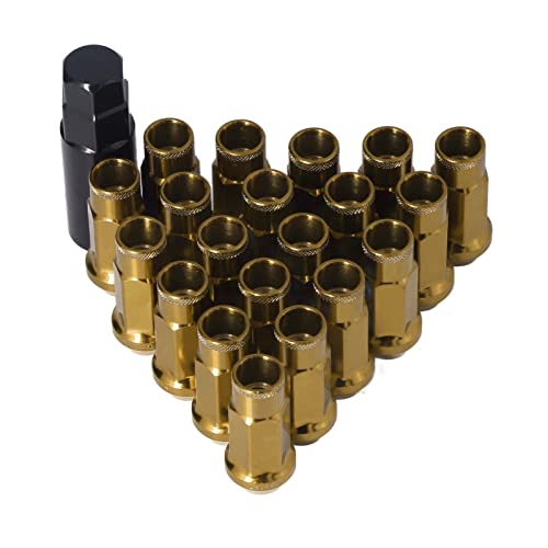 Image of Lug Nuts, Wheel Lug Nut, 20PCS M12x1.25 Metal Wheel Lug Nuts Universal Car Accessories Replacement for