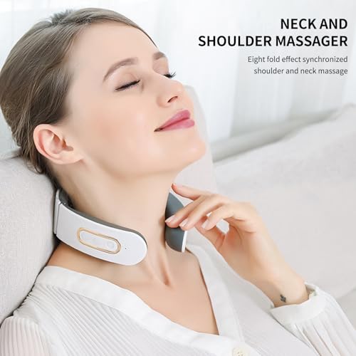 Masajeador Cervical,Masseur Electrique de Cou Nuque,6 Modos y 9 Niveles con Función de Calentamiento,Masajeador Cuello Cervical,para Uso Doméstico en Oficina - imagen 5