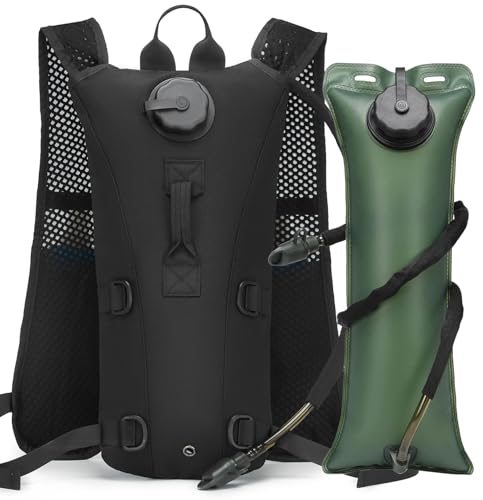 ATBP Running Hydration Vest Pack Tactical 3L Water Bladder Backpack Bag for Cycling Marathon Hiking Daypack Men & Women