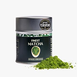 Matcha zielona herbata w proszku z Japonii (Finest Ceremonial 30 g)