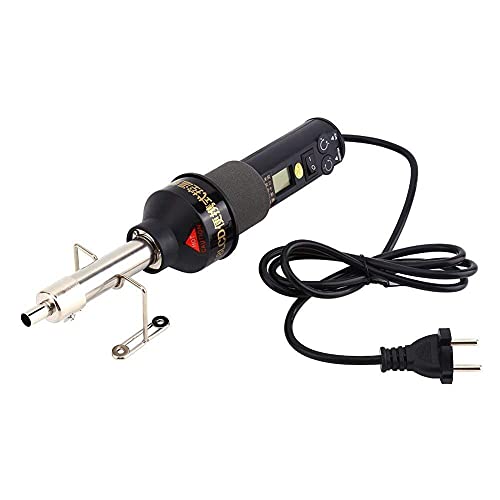 Yosoo Pistolet à air chaud, kit d'outils de soudure, station de soudure avec température contrôlée, pistolet à air chaud avec écran numérique à LED, 220 V, 450 W