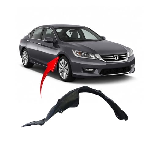 Image of FitParts Compatible with Honda Accord 2016-2017 Front Right Fender Liner