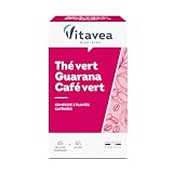 VITAVEA BIEN ÊTRE   Complément Alimentaire Thé Vert, Guarana & Café Vert   45 Gélules Végétales   Cure 45 Jours   Avec Caféine Naturelle   Fabriqué en France