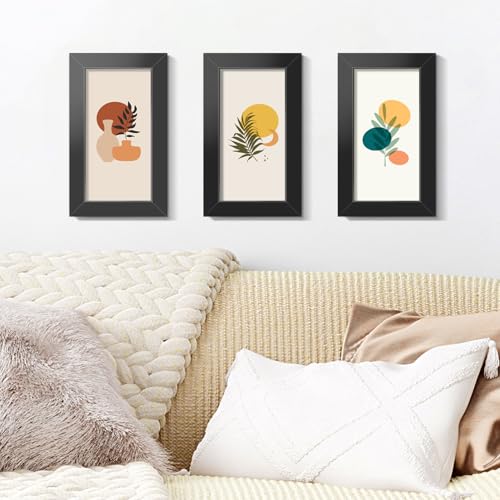 LaVie Home 3x5 Picture Frame for Wall Display, 3x5 Black Picture Frame with HD Plexiglas, 3 x 5 Frame 1 Pack, Display Frame for Vertical or Horizontal, Classic Collection