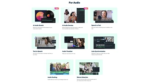Image of [Version] Filmora Video Editor Lifetime Plan - 1 Device | AI Video Editing Software | Transferable to new System (Version 13, PC)