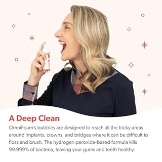 EverSmile OmniFoam Dental Cleaner for Implants, Crowns, and Bridges - Implant Cleaner - Crowns Cleaner - Bridges Cleaner - Dental Crown Cleaner (50 mL) (1 Pack)