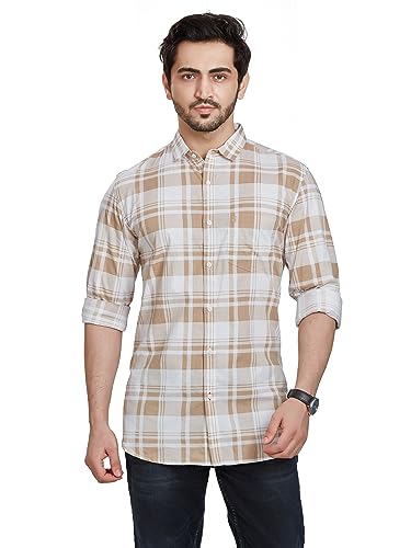 Image of BE ACTIVE Cotton Casual Checks Shirts for Men|| Casual Shirts for Men|| Mens Casual Shirts Full Sleeve
