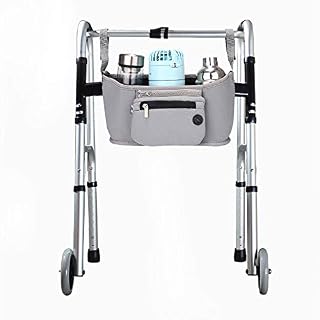 FUSHIDA Walker Rollator Accessory Bag Walkers Provides Hands Free,Waterproof Storage Bag for Wheelchairs