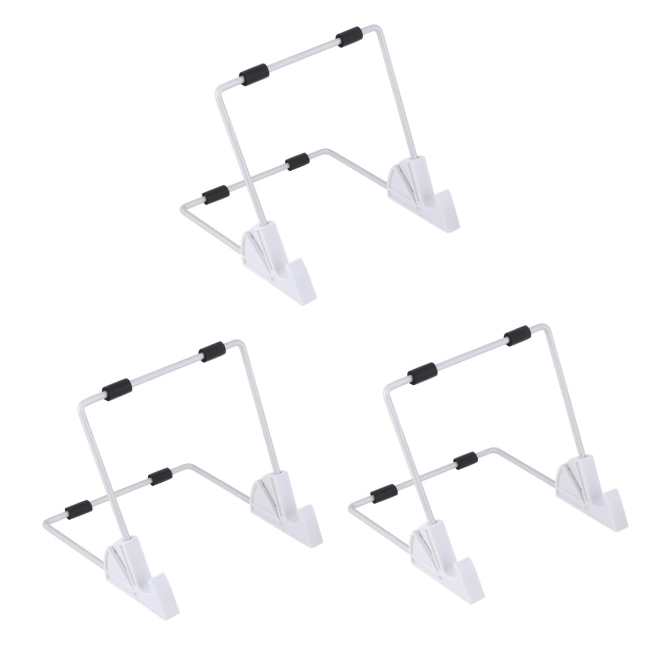jojofuny 3piezas Soporte De Escritorio para Tablet Aluminio Soporte Vertical y Horizontal para Disfrutar Videos para y Tablets