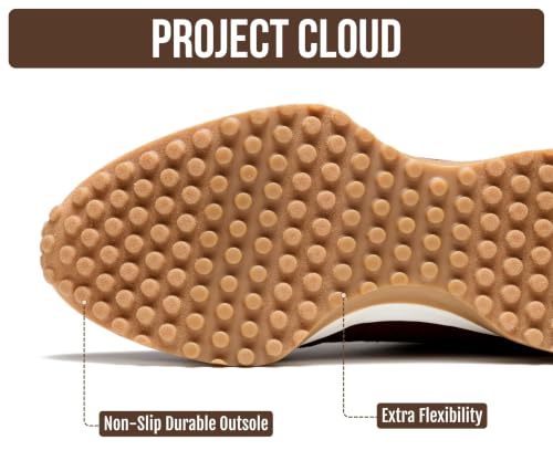 Image of Project Cloud Trendy Fashion Sneakers for Women 2026 - Memory Foam and Non-Slip Comfortable Casual Ladies Shoes for Womens Fashion Sneakers - Lightweight Lace-up Shoes (Lecco)