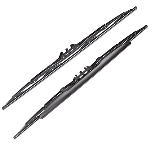 Heyner Set Completo Tergicristalli 60/45/30 Cm: Alettati E Standard Per Vetro Anteriore E Posteriore, Qualità Tedesca