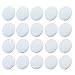 Outus 20 Pieces Door knob Wall Protectors Wall Guards Stoppers Door Handle Bumper Self Adhesive Round Rubber Stop, White