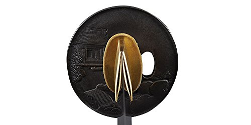 Handmade Sword - Samurai Katana Sword, Functional, Hand Forged, 1045 Carbon Steel, Heat Tempered, Full Tang, Sharp, Warrior And House Tsuba, Black Wooden Scabbard #TOP2