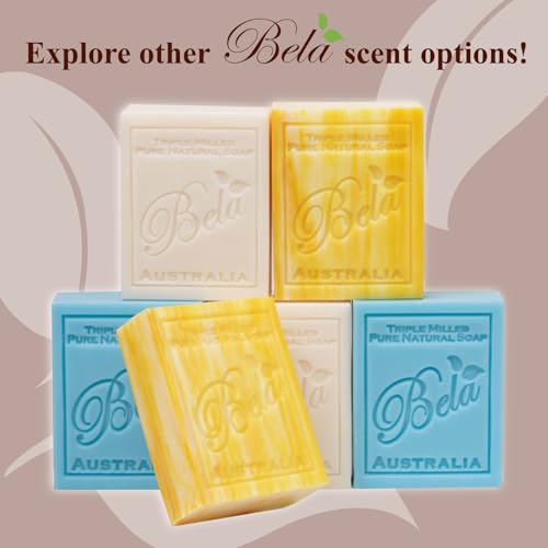 Bela Triple Milled Pure Natural Soap Bars - French Pear thumb #5
