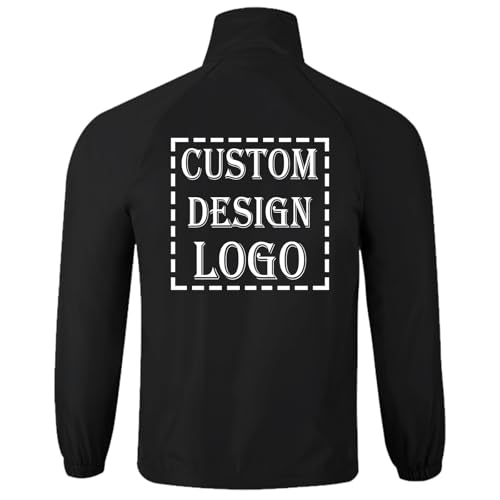 Custom Work Jacket Unisex Workwear Personalized Lightweight Team Uniform Customized Windbreaker3
