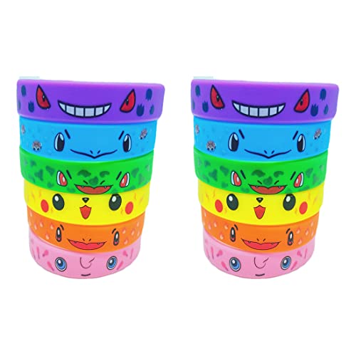 SHANHUHAI 12 pièces bracelets en silicone pour mini poupées, set de bracelets en silicone pour enfants, set de jouets pour enfants, bracelets en silicone pour enfants Cover