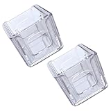 lasenersm 2 Pieces Cue Tip Chalk Holder Acrylic Pool Chalk Holder Case Box Single Billiard Chalk Case Holder Billiard Chalk Storage Box Cue Chalk Box Holder Case Pool Cue Chalk Box Holder Case, Clear