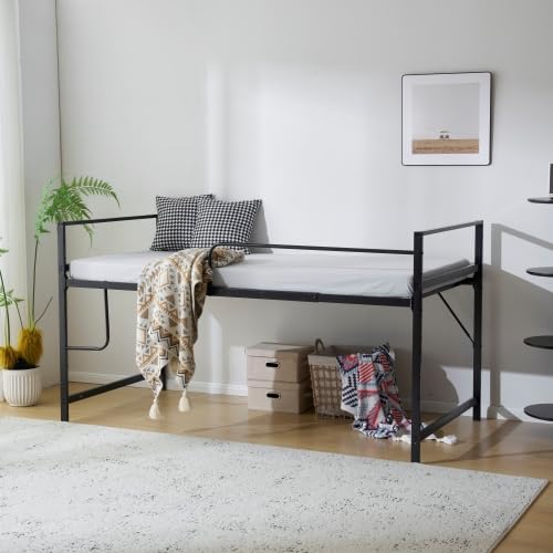 �y����110cm�z���t�g�x�b�h �p�C�v�x�b�h �V���O�� �V�X�e���x�b�h ���[�^�C�v ���[ �k���� ��l ��l��炵 �X�`�[�� �ϐk �x�b�h (�u���b�N) [���s�A���i]