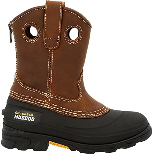 Georgia Boot Muddog Western Boot, Brown, 4 US Unisex Big Kid | Image 6
