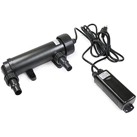OXYFUL 9W Non-Submersible UV Ultraviolet 11" Light Clarifier Lamp Filter for Aquarium Koi Pond Fish Tank Cover
