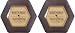 Burts Bees 100% Natural Mattifying Powder Foundation, Bamboo - 0.3 Ounce (Pack of 2)