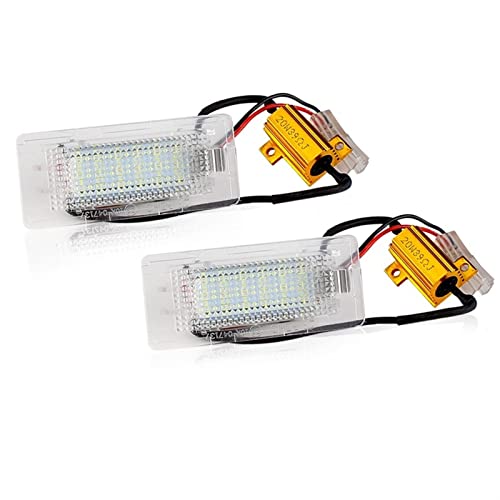 Luces de matrícula para VW Polo 6R y remolque ideales para viajes nocturnos seguros