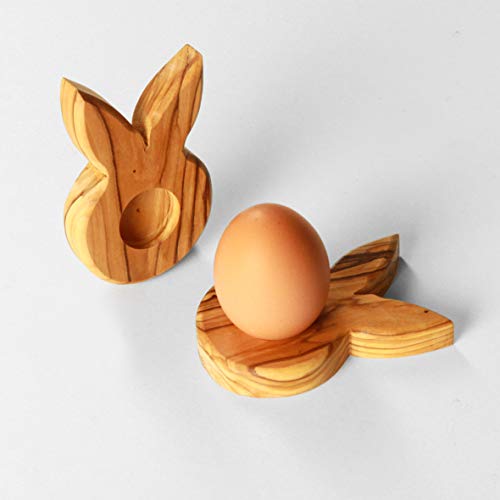 KASSIS - Décoration de table en bois d'olivier - Lapin de Pâques - 9 cm - En bethléem Cover
