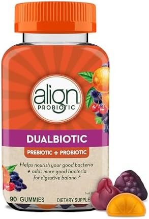 Align Dualbiotic, Prebiotics and Probiotics for Women and Men, Pr...