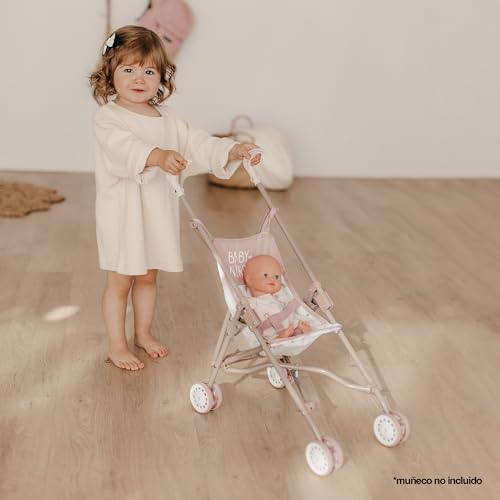 Silla de paseo plegable Smoby para niños de 2 años y muñecos de 42cm 7