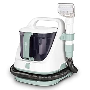 H.Koenig TWT77 vlekreiniger, reiniger, tapijtreiniger voor bank en stof, dubbele tank, reserveborstel inbegrepen, krachtig en compact, 650 W