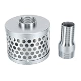 Garosa Runder Saugkorb, 1-1,2 Zoll Wasserpumpenfilter aus Verzinktem