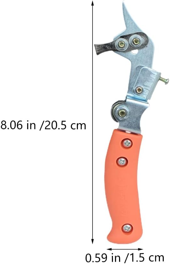 POPETPOP Fruit Tree Ring Cutter Pruning Shears Garden Tree Bark Cutter with Sharp Blades and Non-Slip Handle for Effective Girdling and Branch Trimming