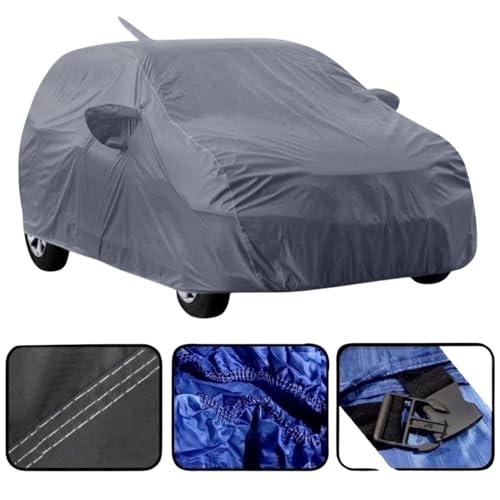 Image of Premium Car Body Cover for Maruti Alto K10 with Mirror Pockets Triple Stitched Waterproof Elastic for All Model & Years (Grey)
