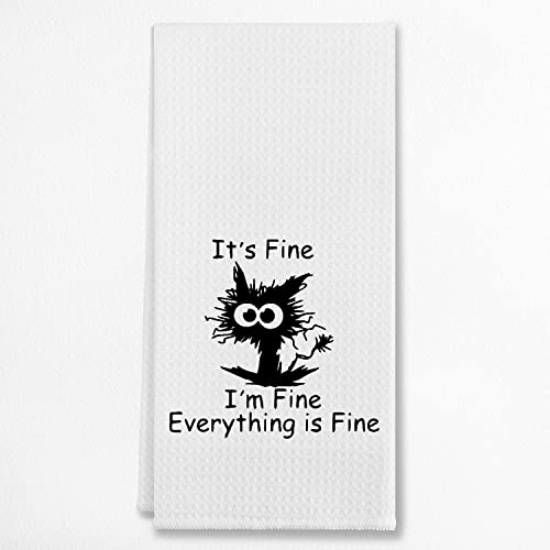 EIONEY 021-XQ-TW-CatFine Dish Towels