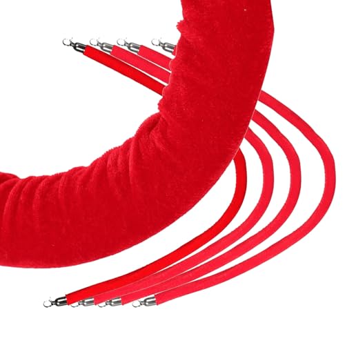 Barreira de corda de veludo de tapete vermelho 8 4 5 6 pés 8 10 pés, barreiras de controle de multid