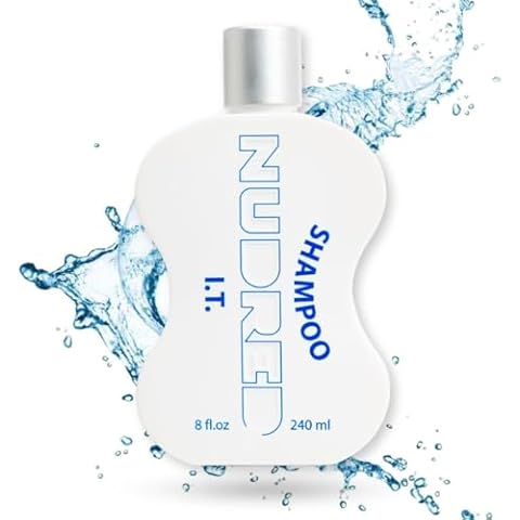 Nudred Shampoo I.T., Shampoo for Black Women & Men, Clean Wash for Curly Hair, Sculpted Hair Coils, Curls, Twists & Locs Hair Care, Strengthening Shampoo for Natural Hair, Paraben & Sulfate Free, 8 Oz Cover