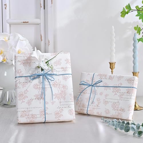 Image of Double Face Dusty Blue Satin Thin Ribbon 1 /8 inch X 50 Yards Polyester Dusty Blue Ribbon for Gift Wrapping Very Suitable for Weddings Party Hair Bow Invitation Decorations and More