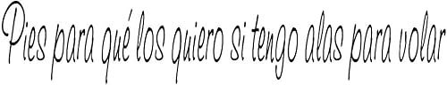 Calcomanías de pared españolas decorativas para pared Pies para qué Los Quiero si Tengo alas para volar Mensajes textos biblicos decorativos en