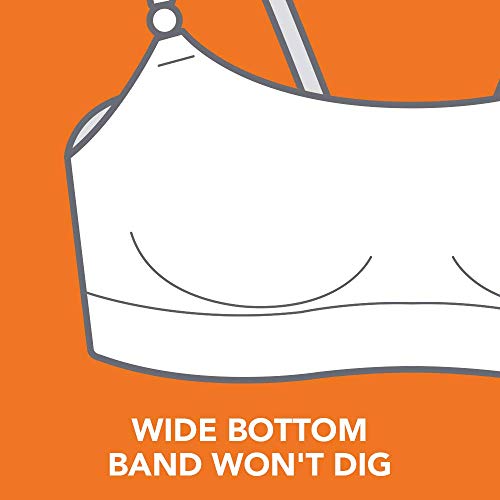 Image of Warner's Womens Easy Does It Dig-Free Band with Seamless Stretch Wireless Lightly Lined Convertible Comfort Bra Rm0911a