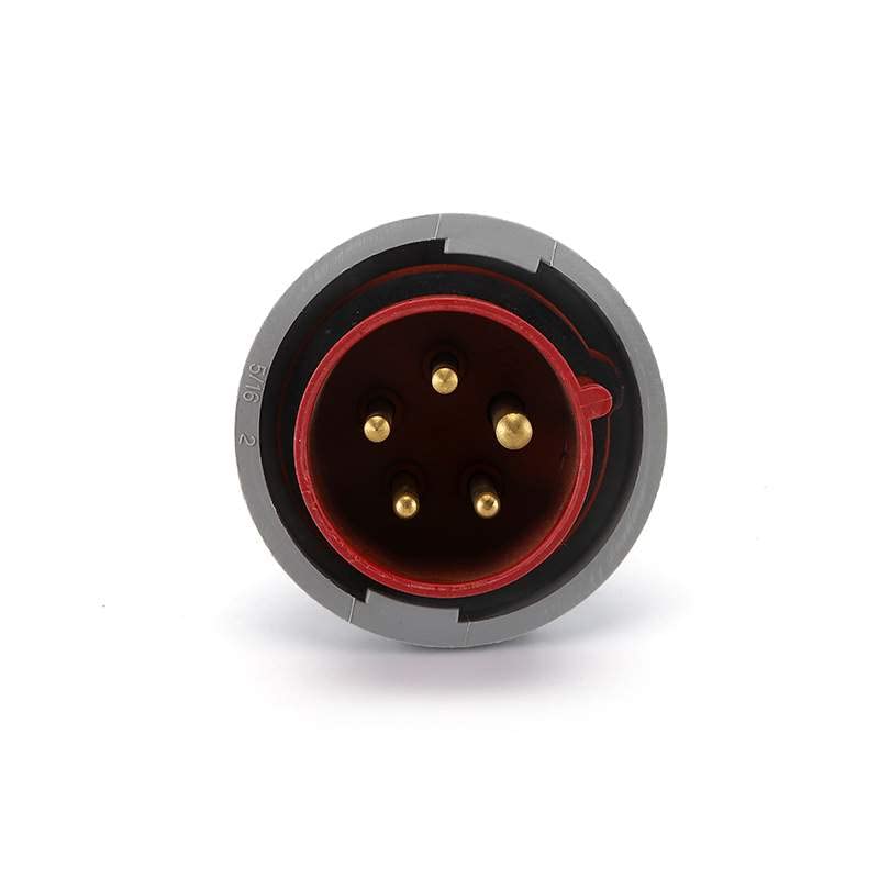 IEC60309 Waterproof CEE Industrial Connector Plug 5Pin 16A 380V-415V 3P+E+N IP67