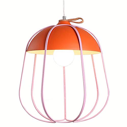 Suspension cage en métal coloré pour plafond chambre d'enfant