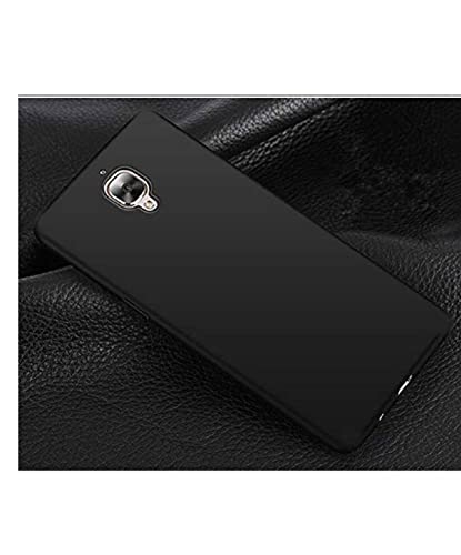 Image of Mobile Back Cover Case for OnePlus 3T (Silicone Case|CameraProtection|Black SC1510)