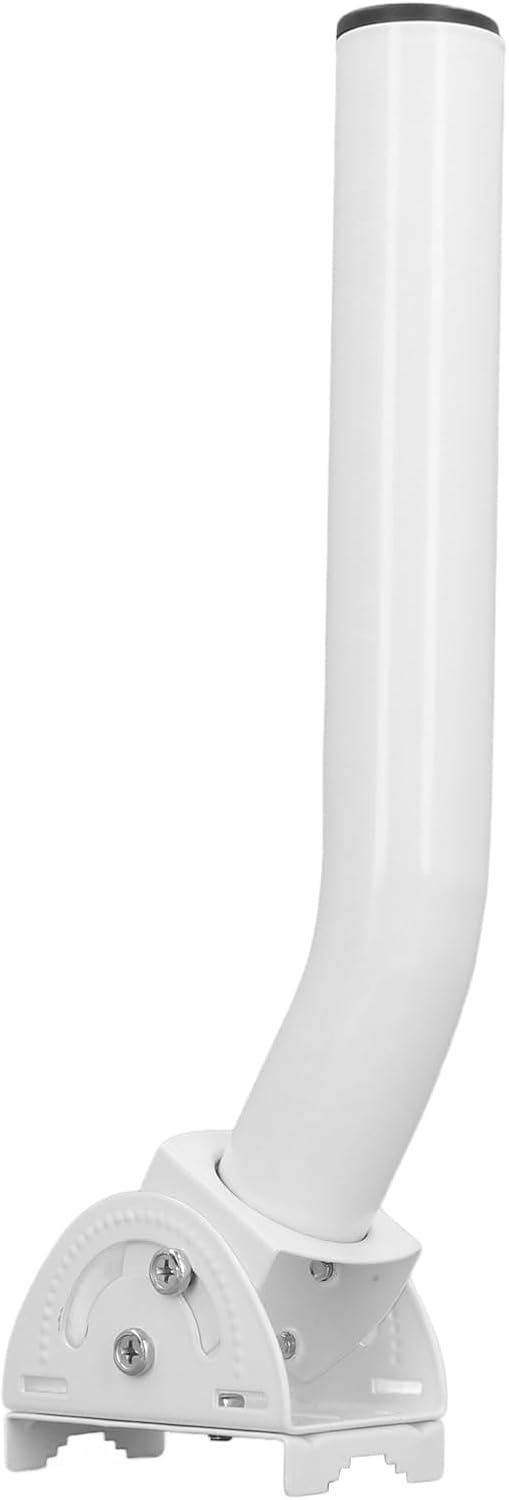 Adjustable Stainless Steel J Pole Mount Bracket for V2 Satellite Dish TV Antennas Starlink Rectangular Dish CPE Devices Weather Stations