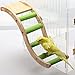 BESPORTBLE 2pcs Parrot Wooden Ladder Bird Cage Accessories for Cockatiel Budgerigar Climbing Toy