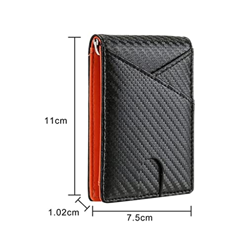 Leather Wallet Leather Men's Wallet Fashion RFID Protection Ultra-Thin Purse Clutch Men's Business Fashion Casual Short Coin Pocket Large Capacity2