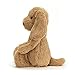 Jellycat Bashful Toffee Puppy Stuffed Animal, Medium 12 inches - Dogs and Puppies Plush Toy - Classic Children's Gift