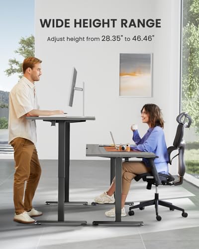 image for ErGear Small Height Adjustable Electric Standing Desk, 40 x 24 Inches 