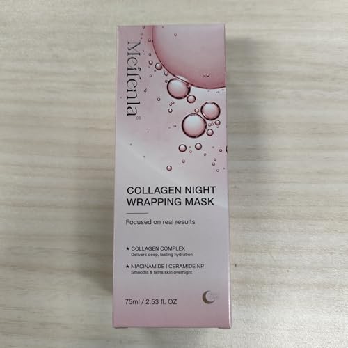 Collagen Night Wrapping Mask, Mascarilla Colageno Facial Coreana, Mascarilla de Colageno, Mascarilla de Colágeno Coreana, Hidratación Intensa, Minimiza los Poros, Reduce Líneas Finas y Arrugas
